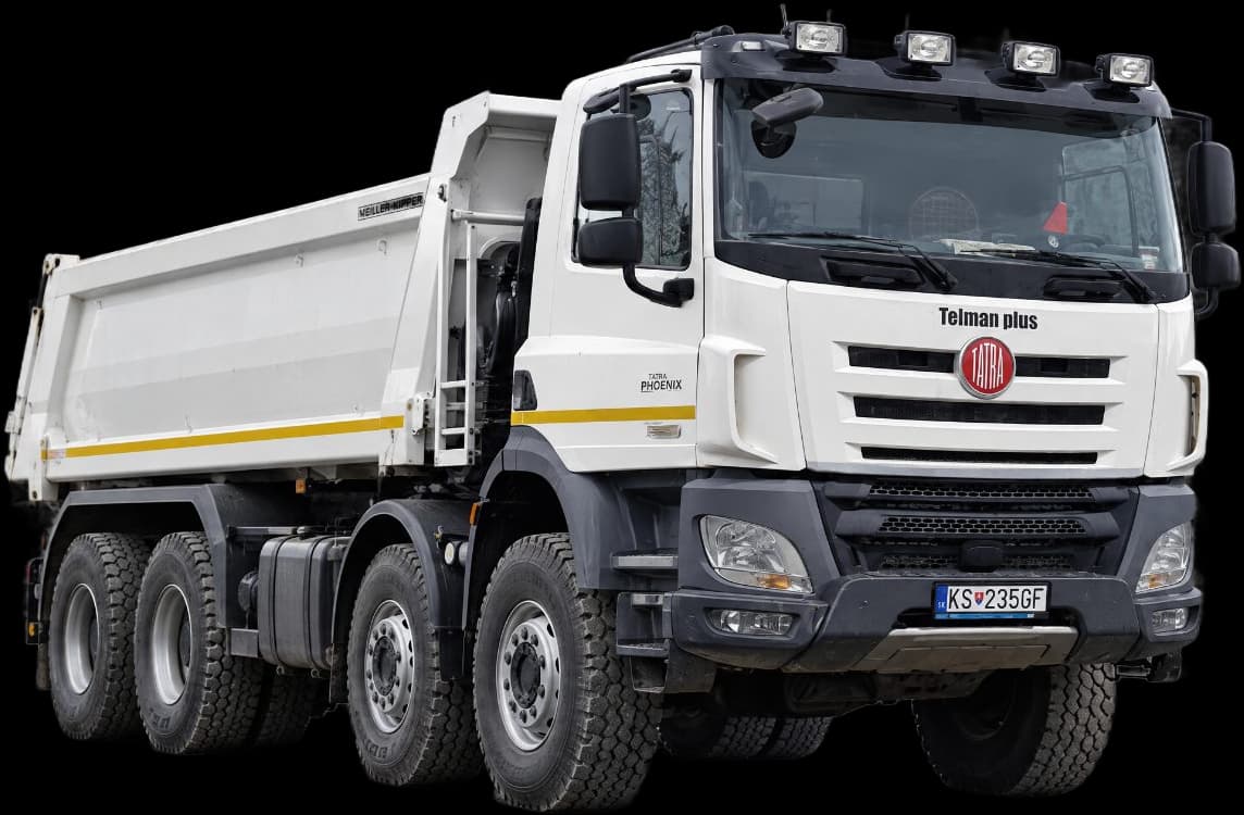 Sklápač Tatra Phoenix 8×6 firmy Telman plus